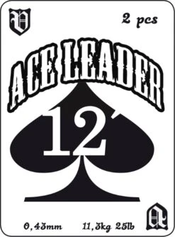 Vision ACE Tapered Leader 12ft – 2 Pieces