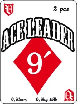 Vision ACE Tapered Leader 9ft – 2 Pieces