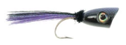 Double Barrel Baitfish Popper Small Purple #2