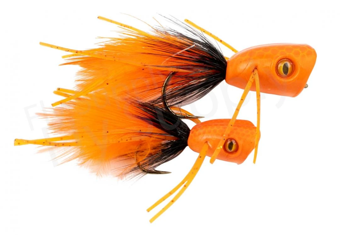 Double Barrel Popper Orange