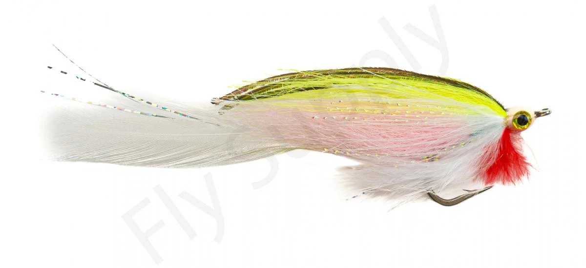 Euro Flies Flashtail Deceiver Fluo Yellow / Pink #2