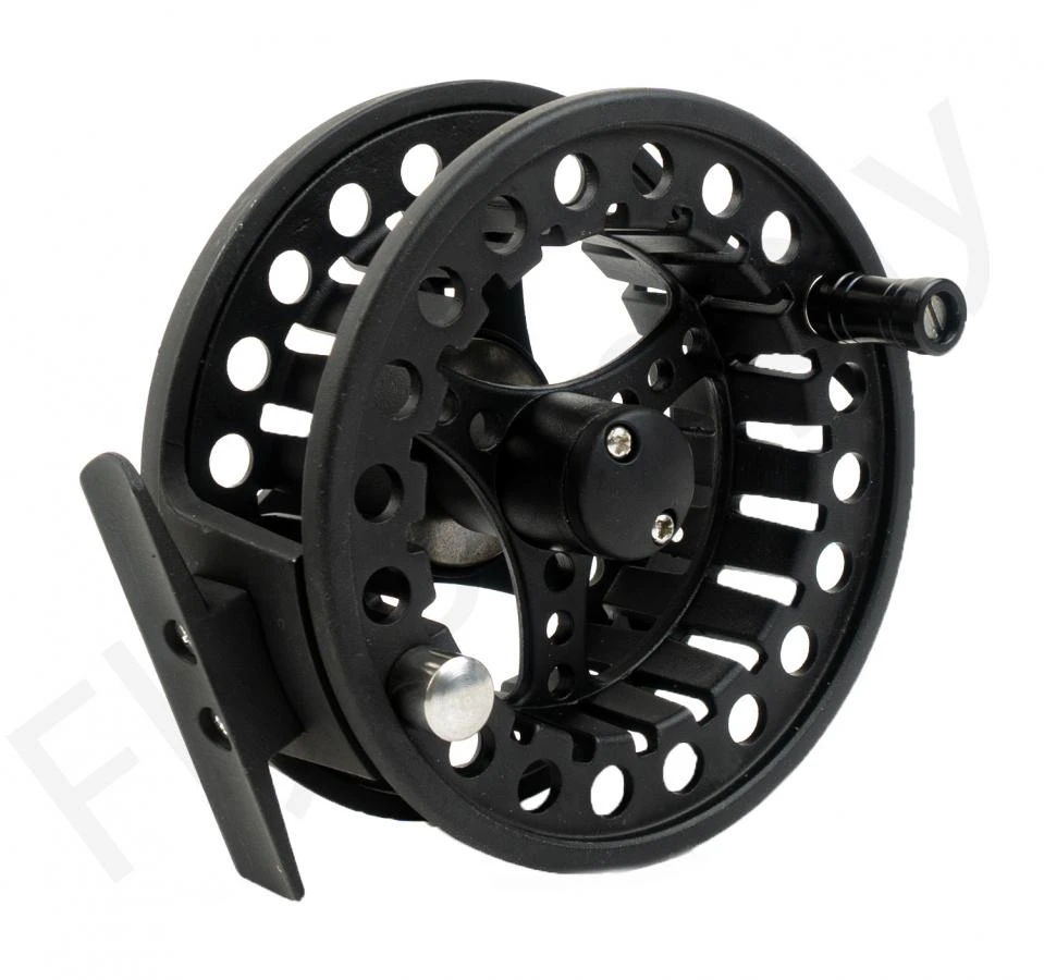 Euro Flies Large Arbour Reel Black - Image 2