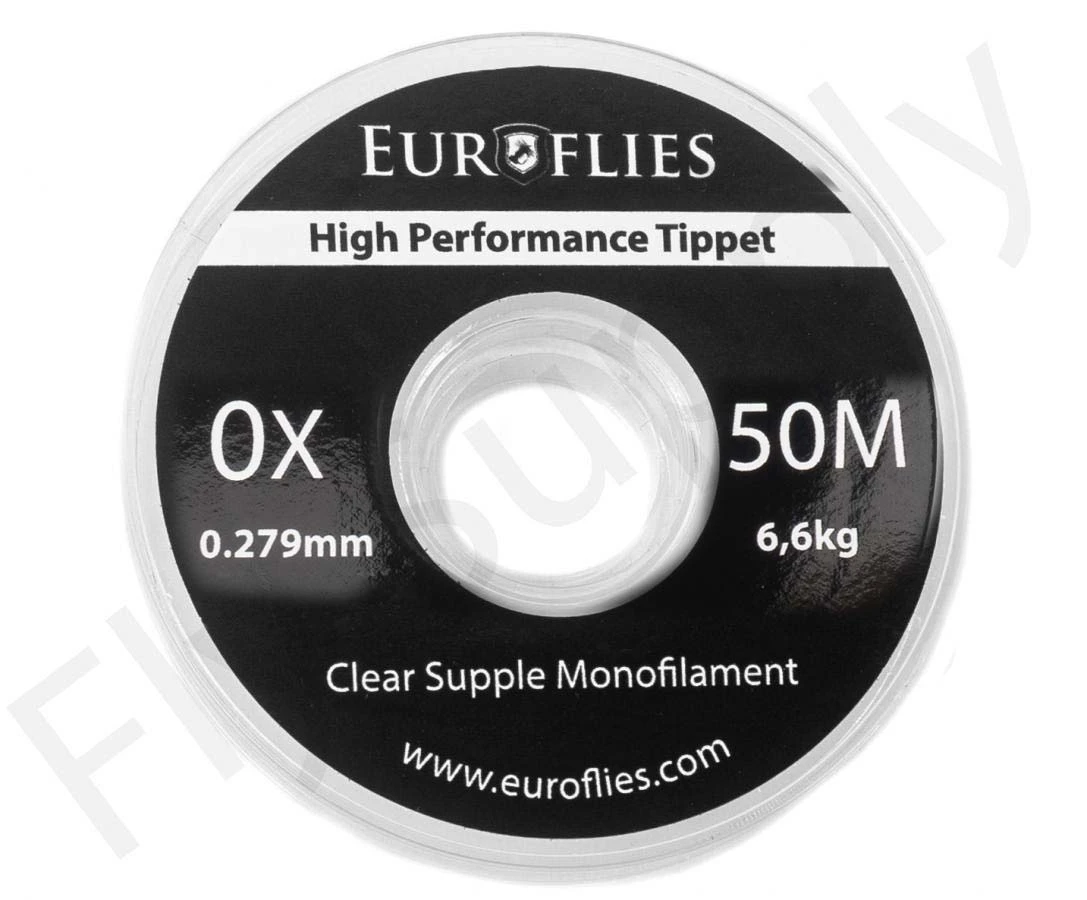 Euro Flies Supple Co-Polymer Tippet Spool 50mtr - Image 3