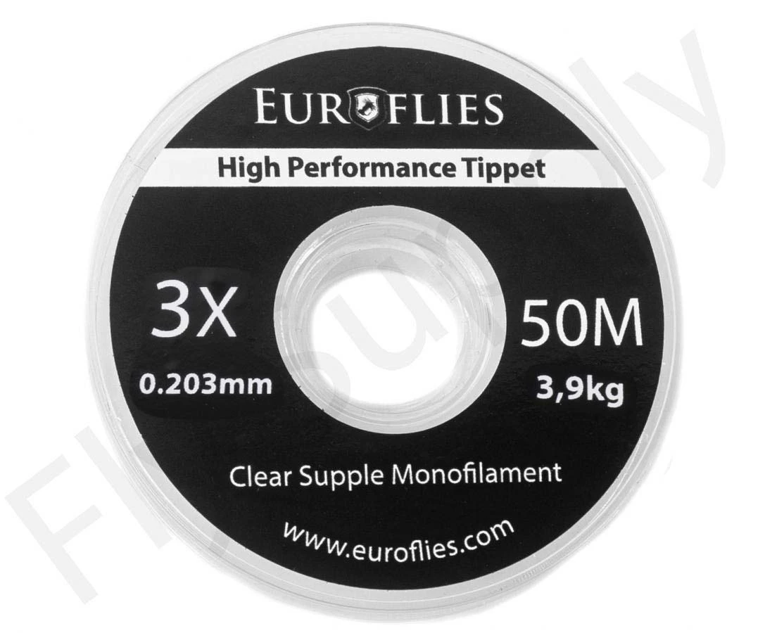 Euro Flies Supple Co-Polymer Tippet Spool 50mtr - Image 6