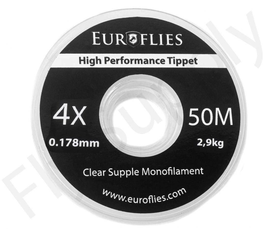 Euro Flies Supple Co-Polymer Tippet Spool 50mtr - Image 7