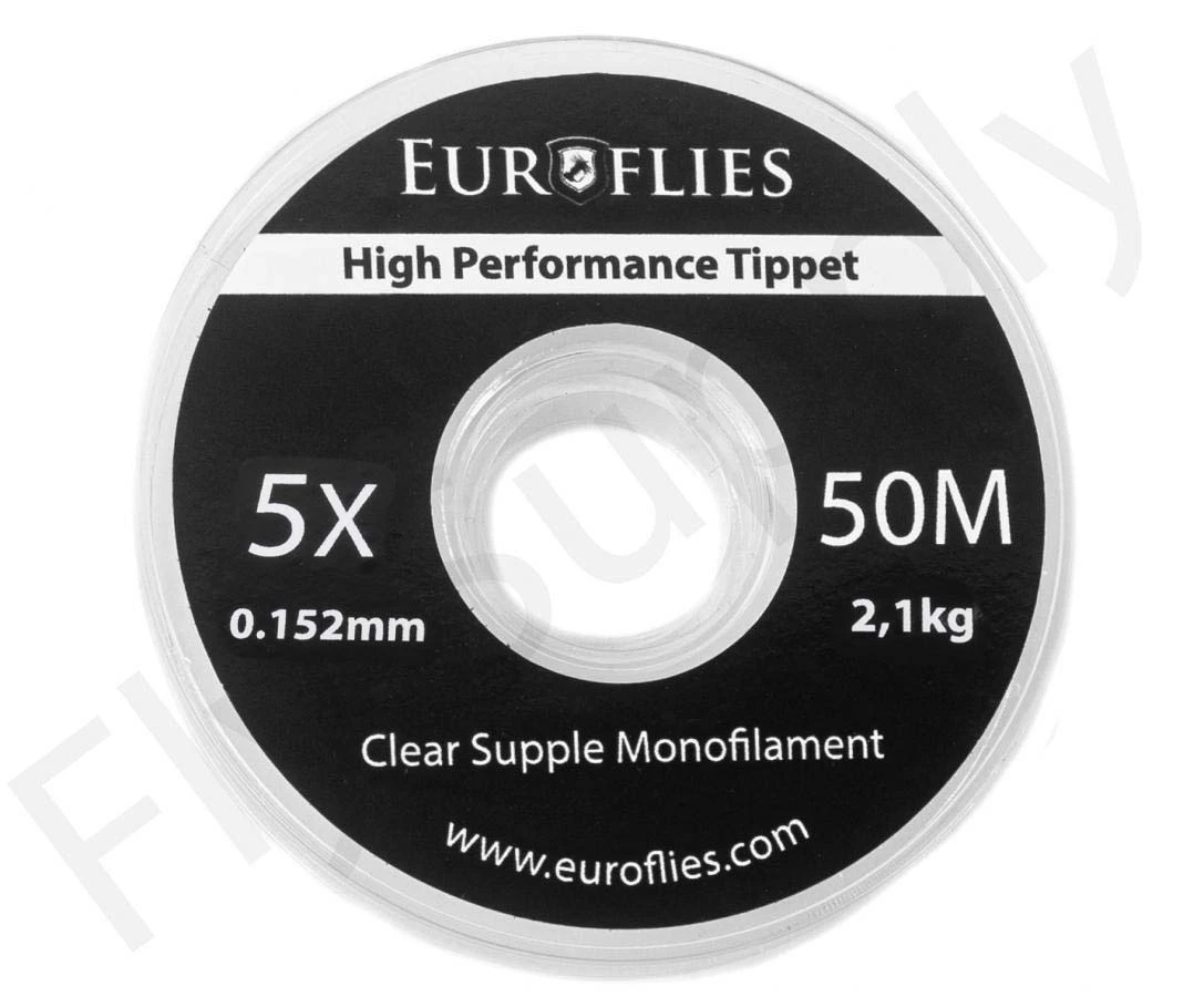 Euro Flies Supple Co-Polymer Tippet Spool 50mtr - Image 8