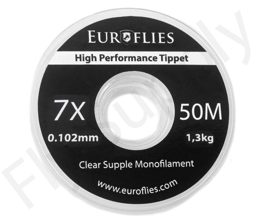 Euro Flies Supple Co-Polymer Tippet Spool 50mtr - Image 9