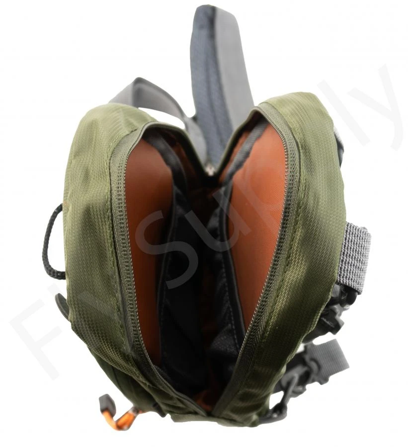 Euro Flies Vertical Chest Pack Olive - Image 3