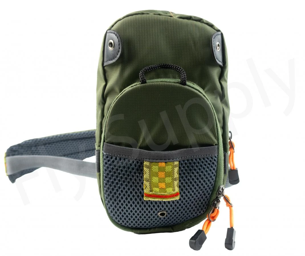 Euro Flies Vertical Chest Pack Olive - Image 5