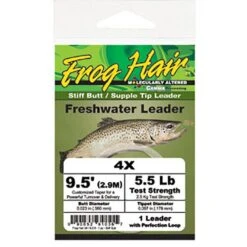 Frog Hair Stiff Butt Freshwater Leader 9,5 Ft