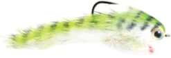 Fulling Mill Belly Scratcher Minnow Chartreuse/Black #1
