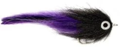 Fulling Mill Black & Purple Brushy #6/0