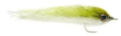 Fulling Mill Salty Mullet Olive & White #2/0