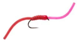 Fulling Mill Two Tone Wiggly Worm Barbless #8