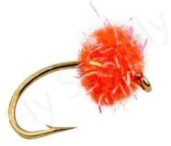 Glitter Salmon Egg Orange #10