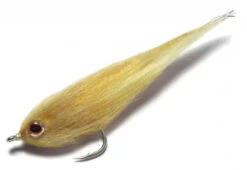 H2O Polar Fibre Camel & Beige #2/0 Brush Baitfish