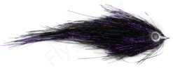 Pike Terror Flies Black Purple – Single Hook 15cm