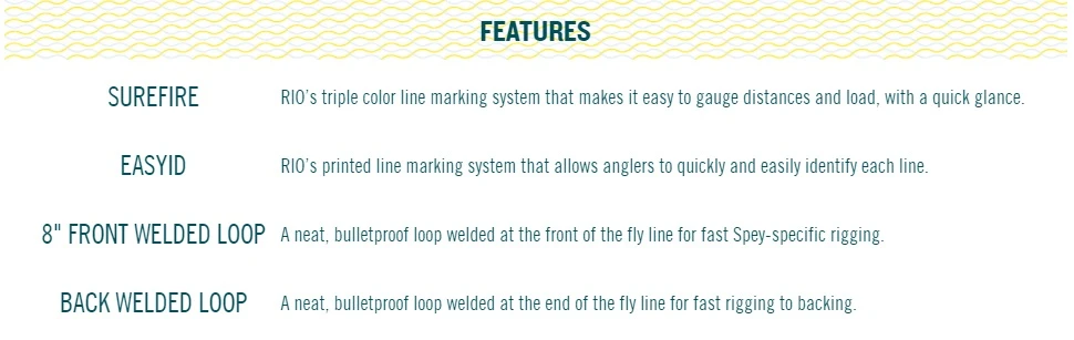 Rio Elite Tarpon Floating Fly Line Sea Grass/Orange/Sand - Image 5