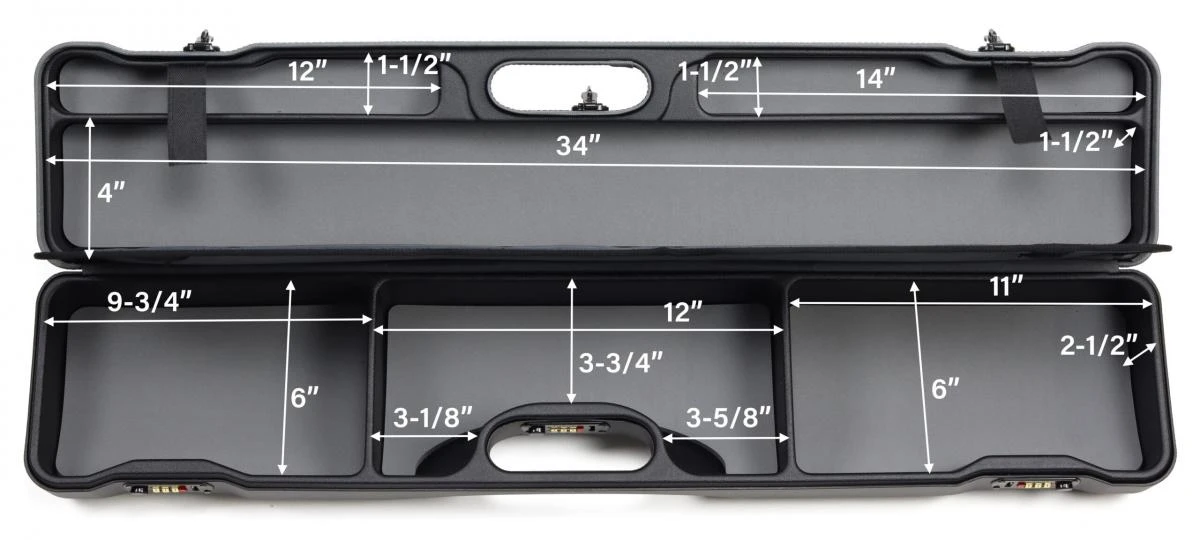 Sea Run Cases Riffle Daily Fly Fishing Rod & Reel Travel Case - Image 5