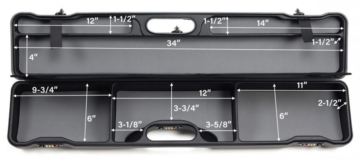 Sea Run Cases Riffle QR Daily Fly Fishing Rod & Reel Travel Case - Image 5