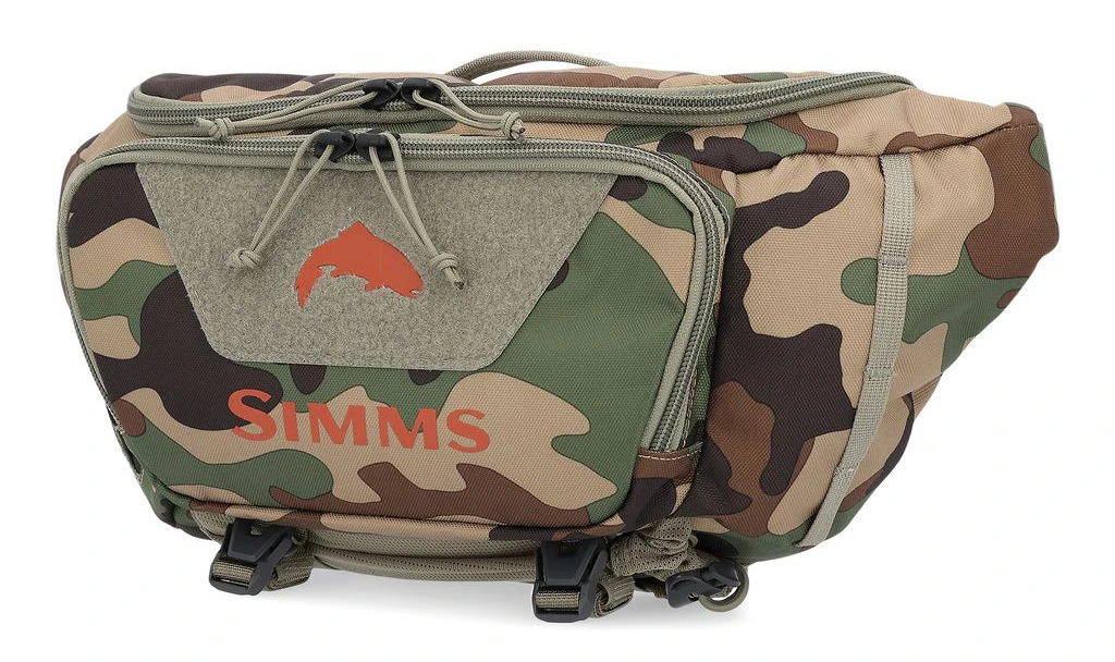Simms Tributary Hip Pack Woodland Camo - Image 2