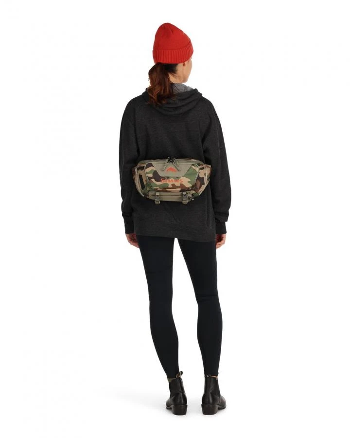 Simms Tributary Hip Pack Woodland Camo - Image 5