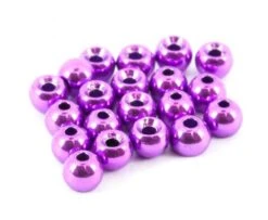 Tungsten Beads Purple Metallic 25pc