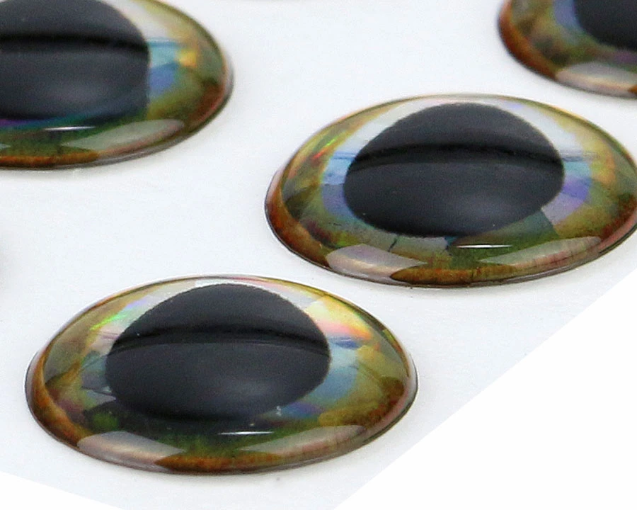 Ultra 3D Epoxy Eyes Gold Edge 20pc