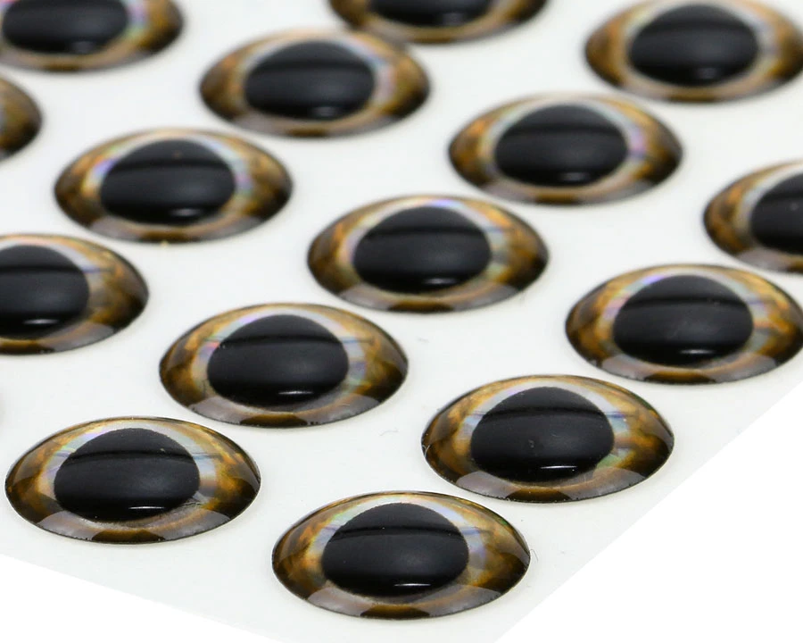 Ultra 3D Epoxy Eyes Gold Edge 20pc - Image 2