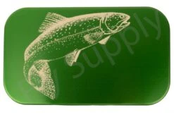 Wheatley Slot/Slit Large Dark Green Trout Aluminium Fly Box