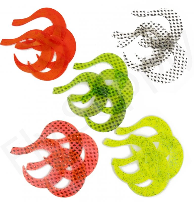 Wiggle Tail Set Durable Vinyl 20pc - Image 2