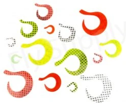 Wiggle Tail Set Durable Vinyl 20pc