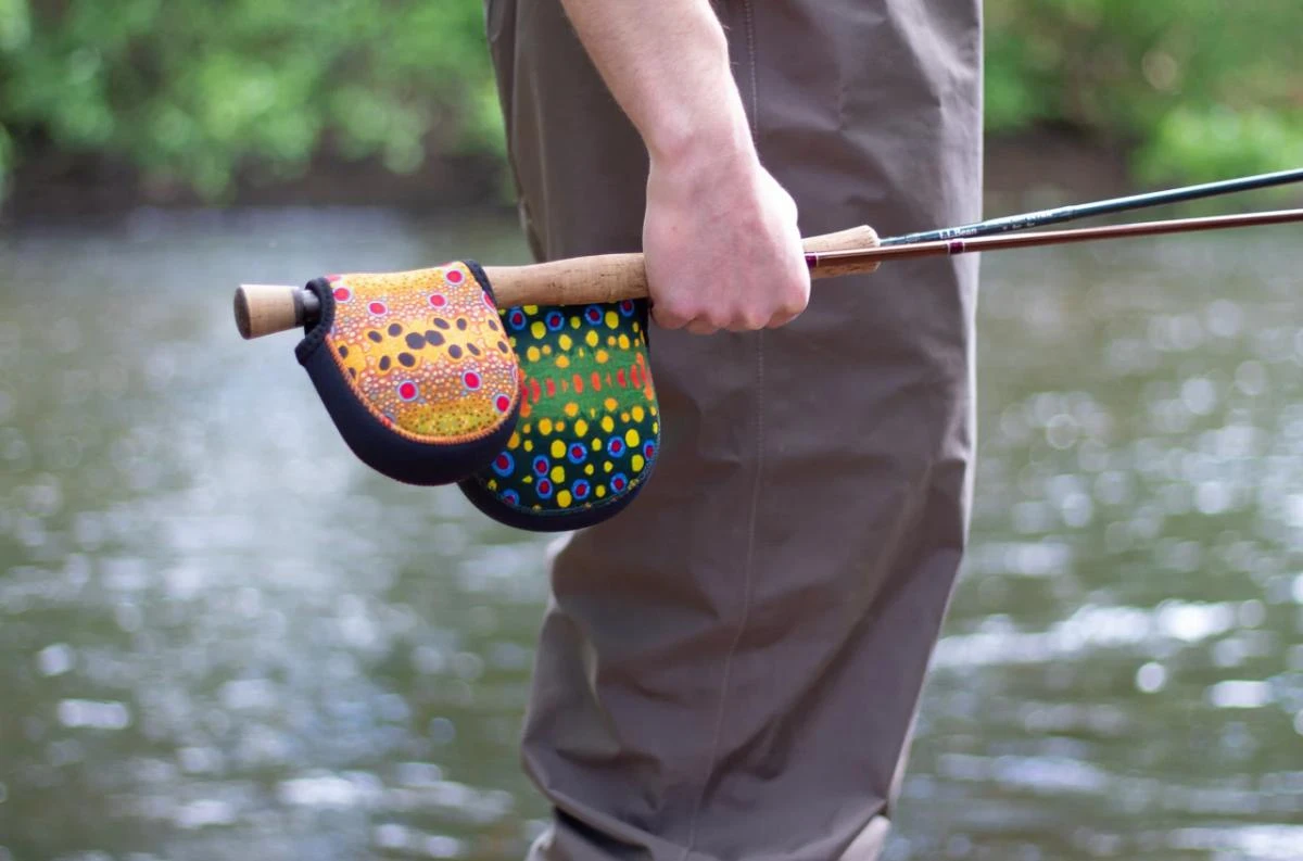 Wingo Outdoors Reel Case Brown Trout Small - Image 4