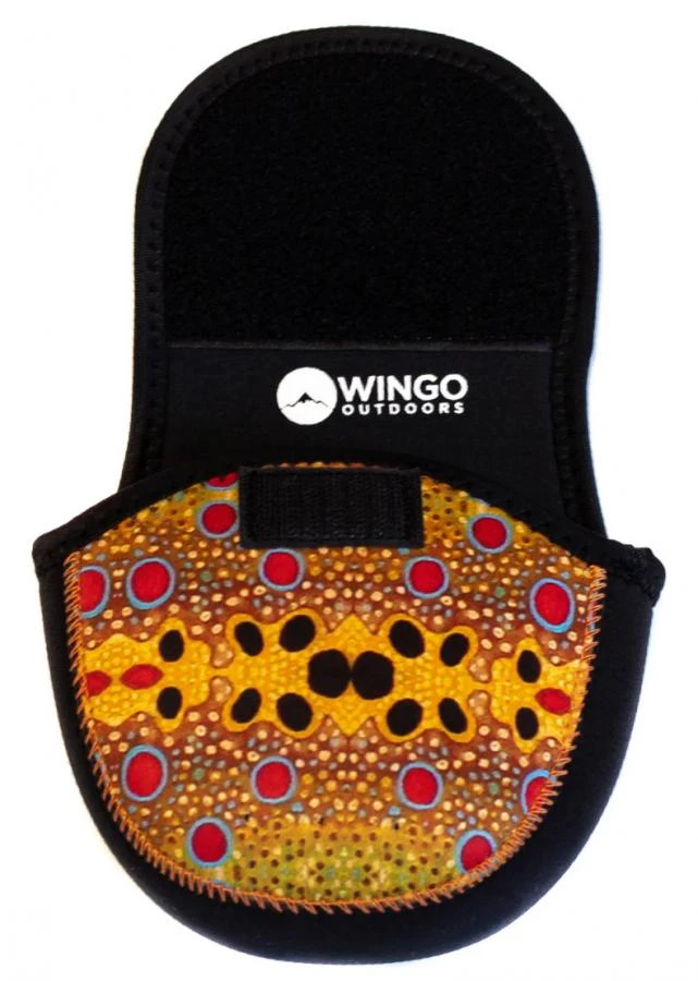 Wingo Outdoors Reel Case Brown Trout Small - Image 3