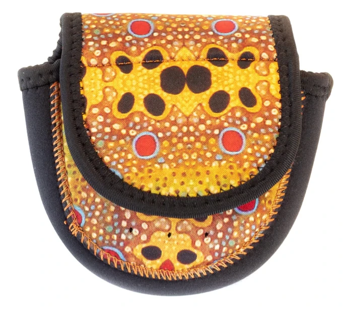 Wingo Outdoors Reel Case Brown Trout Small