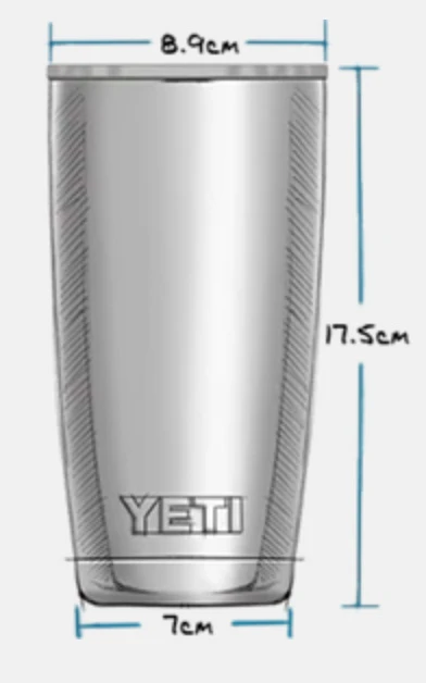YETI Rambler 20oz Tumbler Stainless Steel - Image 3