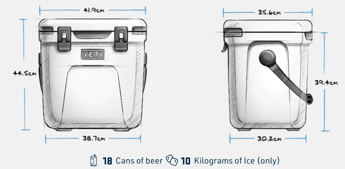 YETI Roadie 24 Cool Box White - Image 5