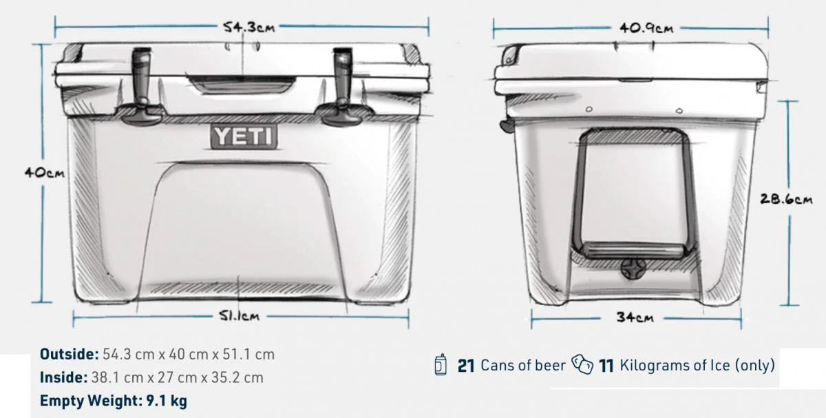 YETI Tundra 35 Cool Box Tan - Image 4