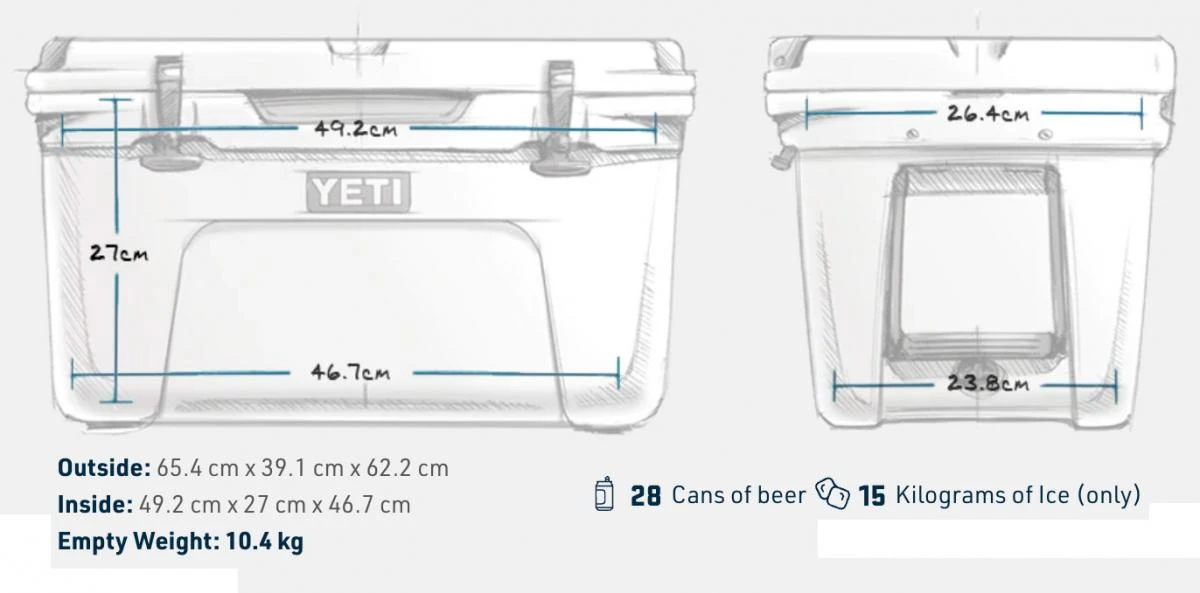YETI Tundra 45 Cool Box Tan - Image 5