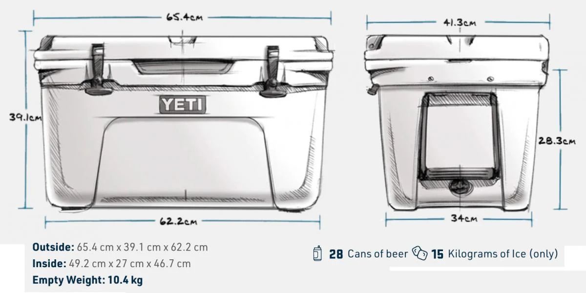 YETI Tundra 45 Cool Box Tan - Image 4