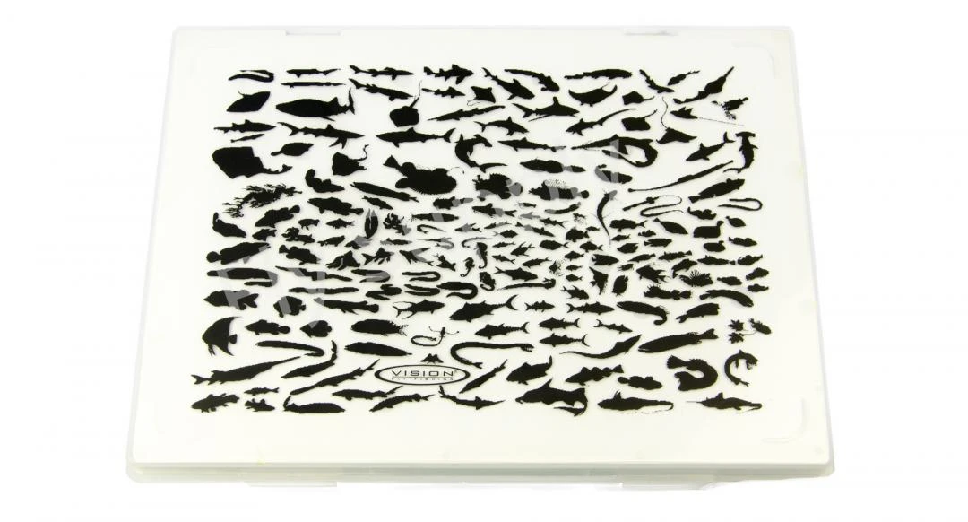 Vision Slim Magnum 12 Row Fish Camo Fly Box - Image 3