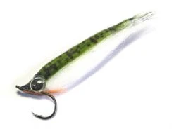 H2O Olive & White #2 Polar Fibre Baitfish