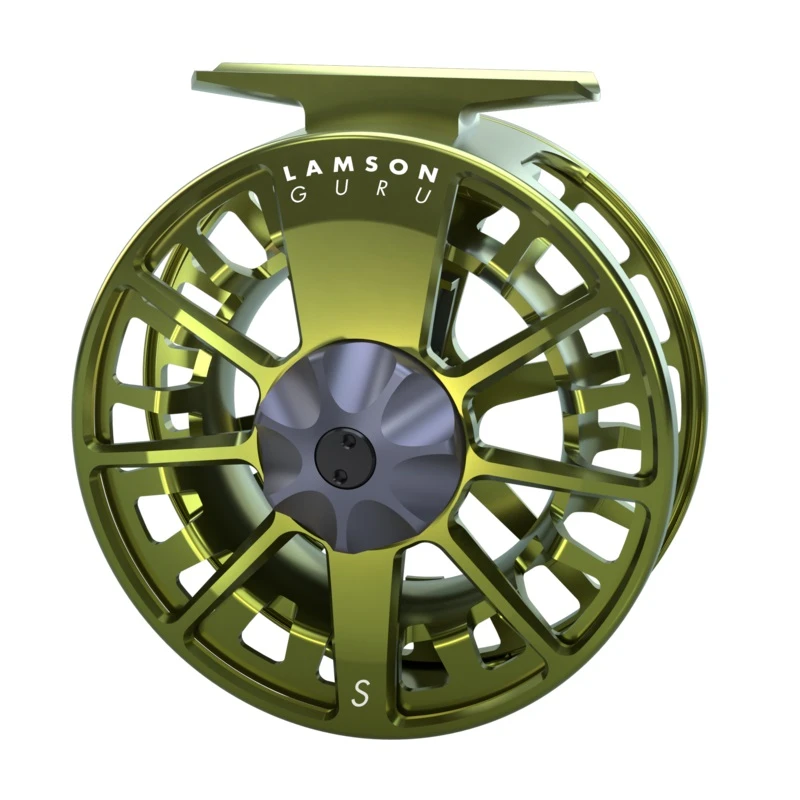 Waterworks Lamson Guru Olive Green Fly Reel - Image 2